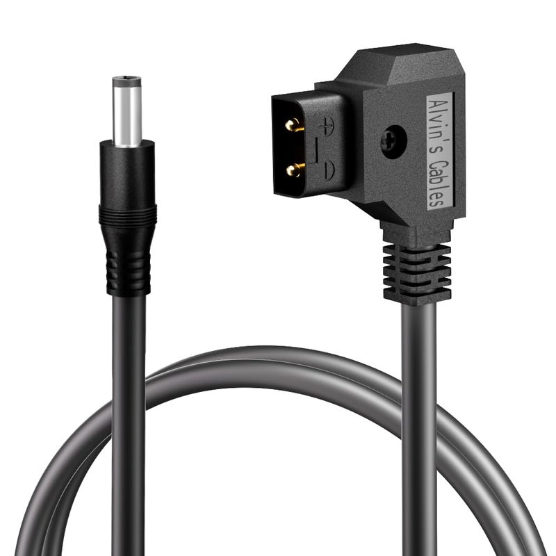 Alvin's Cables D-tap to DC Power Cable for Canon C70, Atomos Shogun, SmallHD Indie 7 Monitor, Blackmagic Video Assist, 12V 5.5mmÃ—2.1mm DC Cable 60cm| 23.6in - Image 1